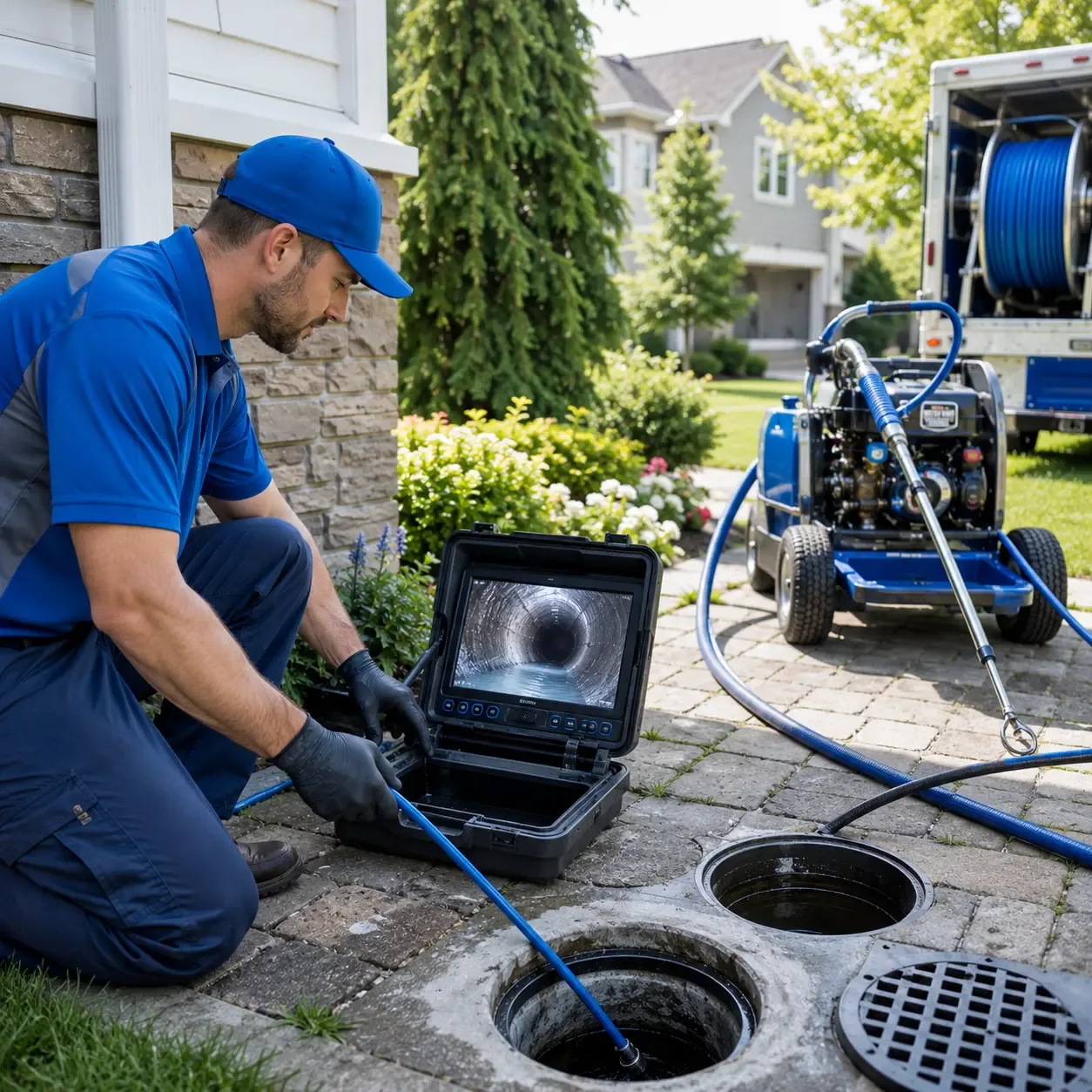 Outdoor drain cleaning professionals serving Bismarck, AR